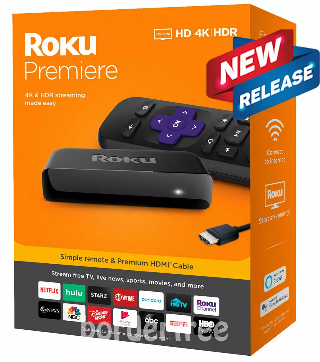 Roku Premiere, 4K HDR Streaming Player