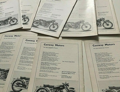 12x 1969 Vincent HRD Motorcycle Club Journals MPH Magazines full year - Picture 6 of 6