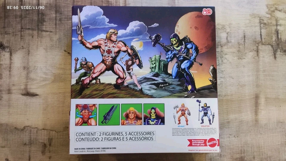 Masters of the Universe Retro Punching He-Man and Skeletor 80th Anniversary - Imagen 2 de 2