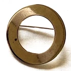VTG Danecraft Sterling Silver Brooch Simple Elegant O Ring Circle Tie Tack Scarf