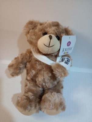 Jolitee Bear Get Well Broken Left Arm Light Brown