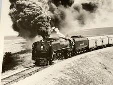 Vintage Union Pacific 8444 Steam Locomotive 8x10 Original Railroad Photo UP