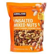  PACK OF 2 Kirkland Signature Extra Fancy Mixed Nuts, Unsalted, 2.5 lbs