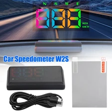 GPS Digital Speedometer Car Head Up Display Odometer HUD MPH KMH Overspeed Alarm