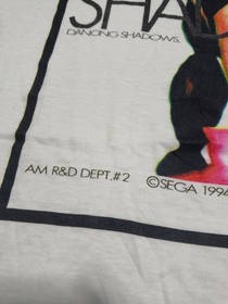 Vintage Virtual Fighter 1995 Sarah Bryant Sega Video Games Promo 90s Rare Shirt