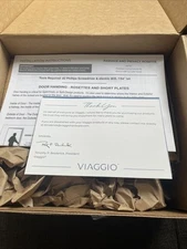 Viaggio 602894 Black And Gold Door Handle Assembly With Accessories