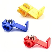 60PCS Solderless Quick Splice Wire Connectors, 22-10 AWG Lock Snap...