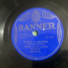 Henry Allen Banner3337 Belive It Beloved /its Written All Over Your Face 