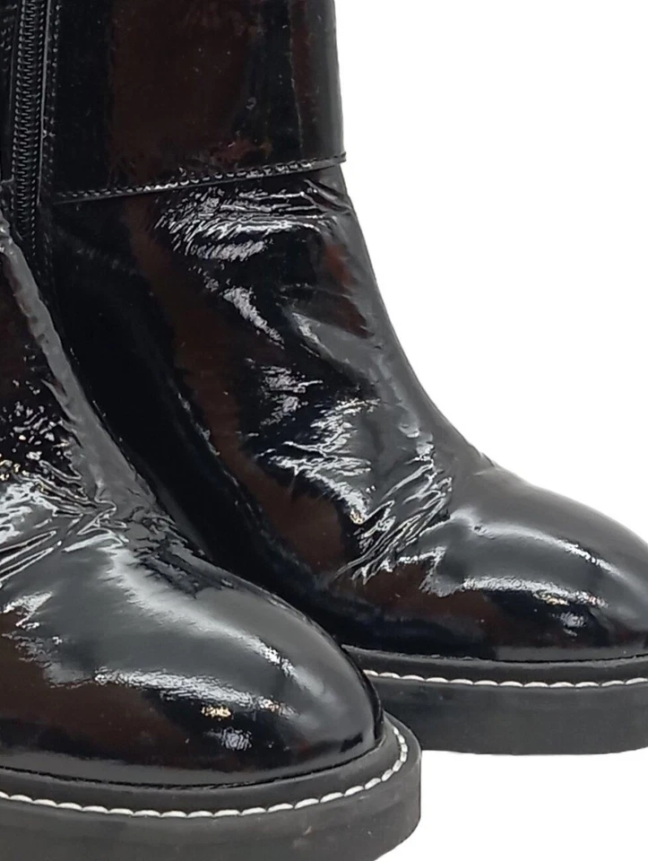 ASOS Botas con cremallera Mujeres Botines Talla EU 40 negro look casual - Imagen 3 de 4