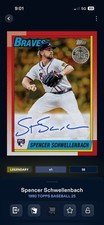Topps Bunt Spencer Schwellenbach /50 2025 Legendary Gold Signature 1990 READ