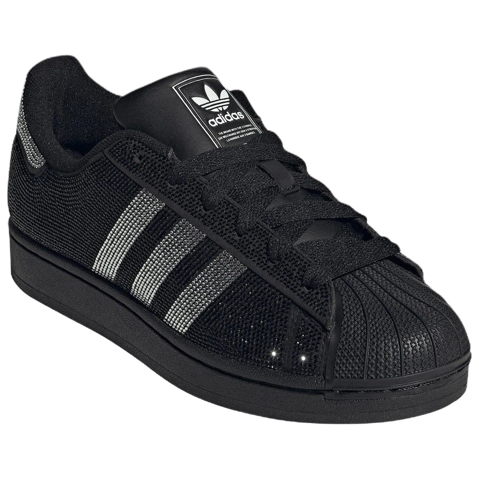 Size 9 - adidas Superstar 2 Rhinestone Black Silver W for sale