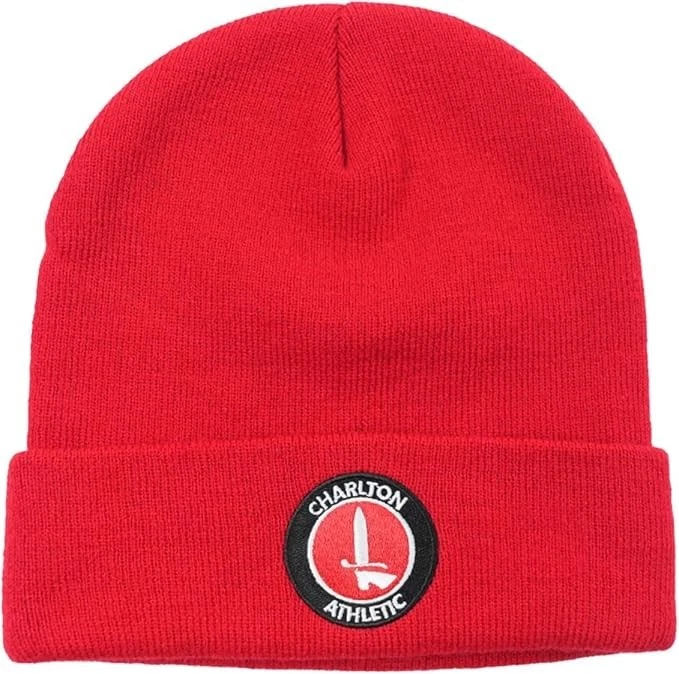 Official Charlton Beanie Hat – Addicks Hat Adults Unisex Red Bronx Hat