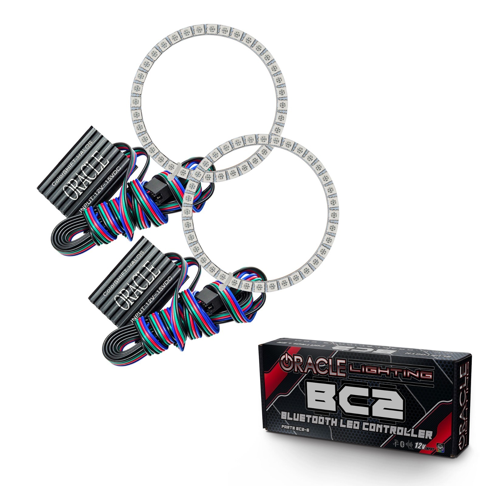 Oracle 02-09 Fits Ferrari F430 LED Headlight HaloKit ColorSHIFT W/BC2 Controller