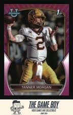 2022 Bowman University Chrome Pink Refractor #11 Tanner Morgan Minnesota