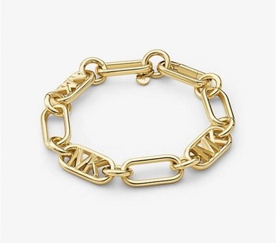 Michael Kors Precious Metal-Plated Brass Chain Link Bracelet Brass MKJ8053710