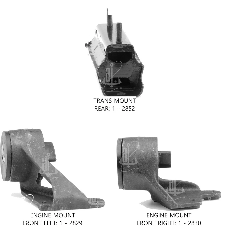 For Dodge Ram 2500 1994-2002 Anchor 300119 Engine Mount Kit - Image 3 of 4