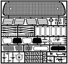 Model Car Garage 2032 1/25 Scale 1967 Ford Mustang Photo Etched Detail Set