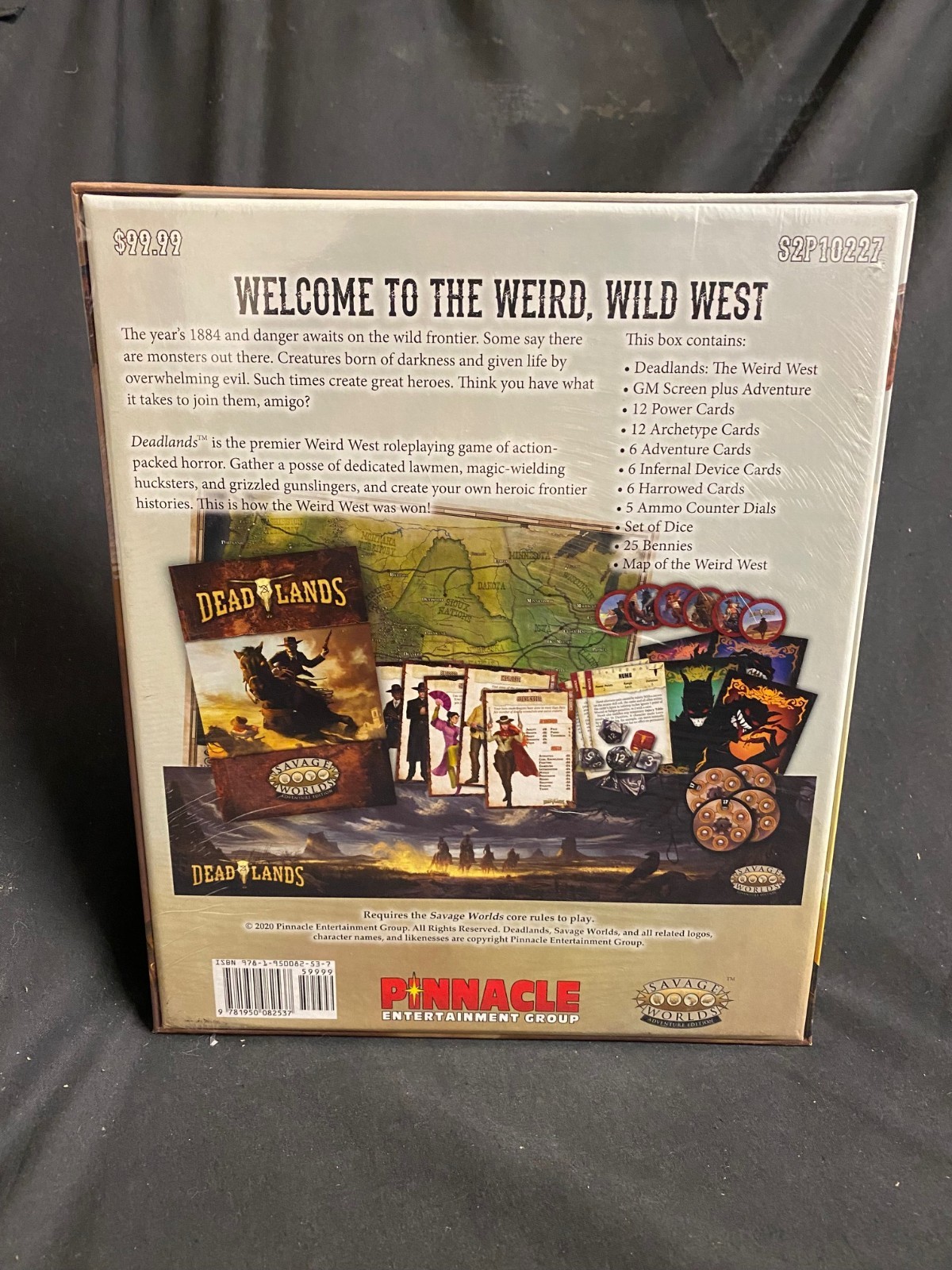 Savage Worlds RPG : Deadlands The Weird West Box Set (Pinnacle, 2021, New)