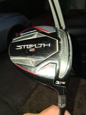 Used RH TaylorMade Stealth 2 15* 3-Wood Ventus TR Stiff Flex Graphite