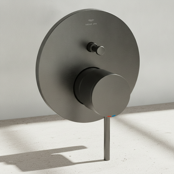 Grohe Eh-Wannenbatterie Atrio 24355 Fms FüR 35604 Hard Graphite GebüRstet-image