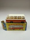 Lesney MATCHBOX Series #68 Mercedes Coach Bus  Orange/white E4 Box