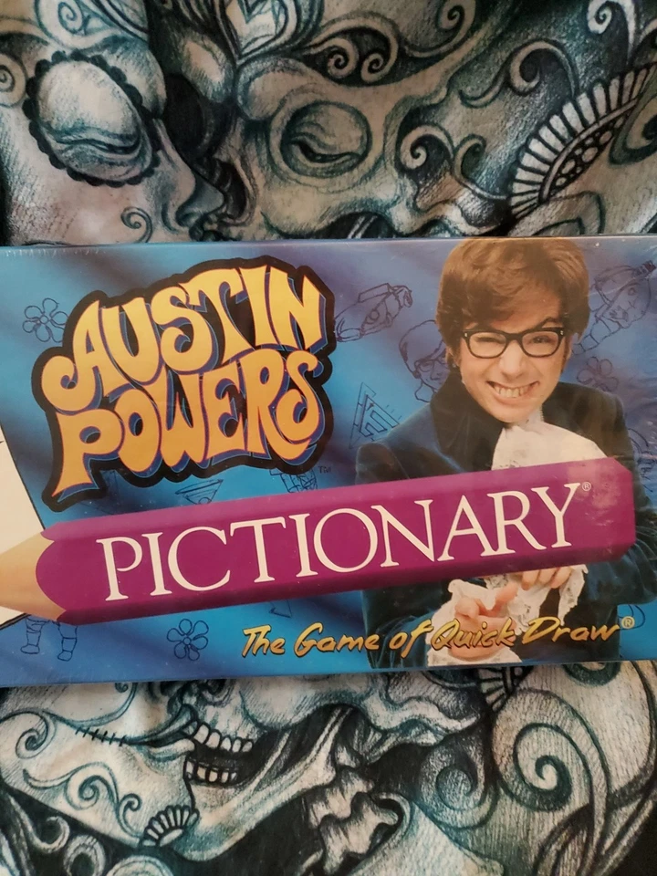 Pictionary Party Game Austin Powers Edition 2002 USAopoly - Image 2 of 4