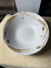 Pier 1 Imports “Savannah Wheat” Large Porcelain Serving Bowl