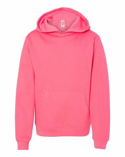 Independent Trading Co. Youth Midweight Long Sleeves Hooded Sweatshirt - SS4001Y - Picture 13 of 16