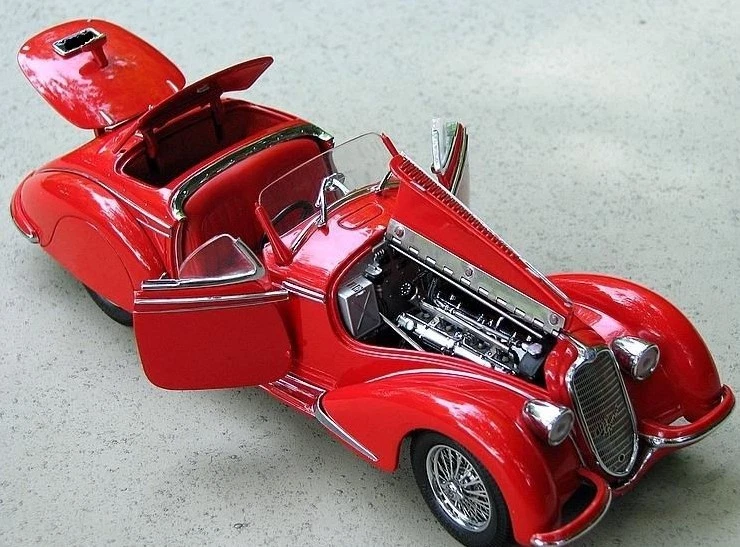 Alfa Romeo Race Car1 24Le Mans Racing1930Vintage Racer Custom Built18Metal12Body - image 3 of 4