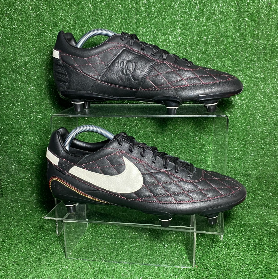 NEW 2008 Nike Tiempo FG Dois Pro Legend Black White R10 Ronaldinho