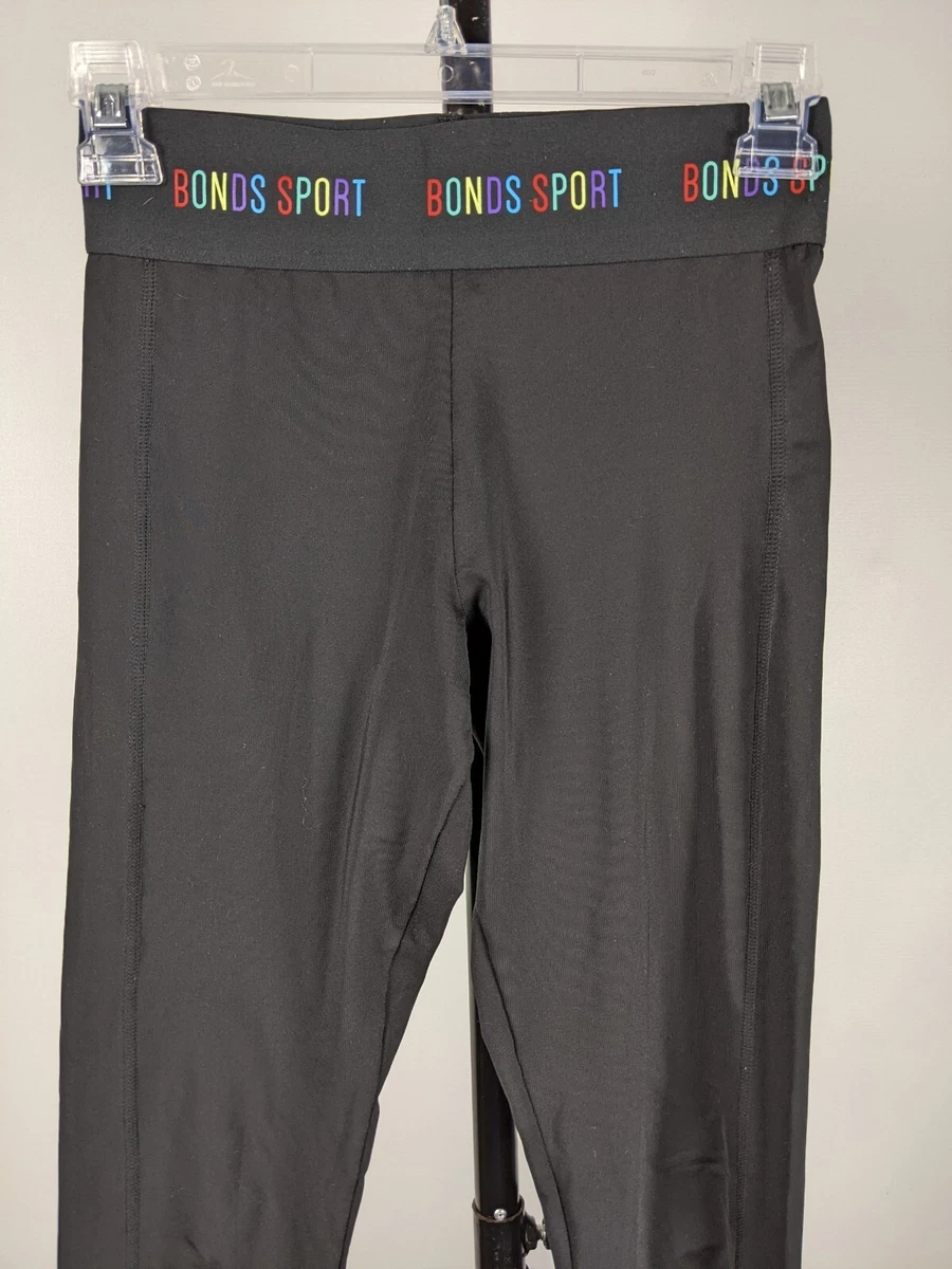 Bonds Women s Tights Size Small Black Full Length Elastic Waist
