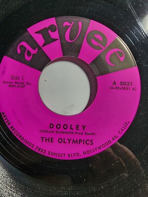The Olympics, Dooley / Stay Where You Are, 7'' 45rpm VG+ F200