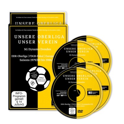 DVD Panorama digital SG Dynamo Dresden DDR-Oberliga Saisons 1979/80 bis 1988/89