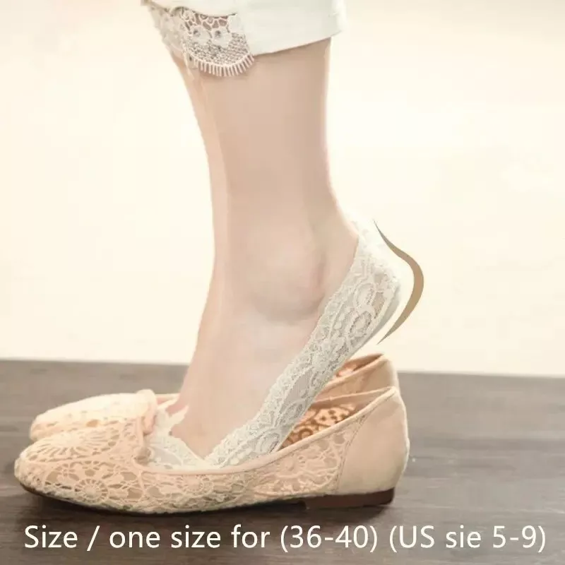 Lace boat sale socks