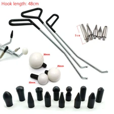 Dent Repair Rods,Hook Tools, Push,Paintless Dent Repair Tool, Dent Hail Puller