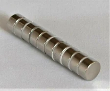 10 pcs Lot 1/2 x 1/4 inch Neodymium Strong Rare Earth Disc Magnet N48-Magnets