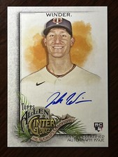 2022 Topps Allen & Ginter Josh Winder Full Size Autograph Auto Twins RC SP