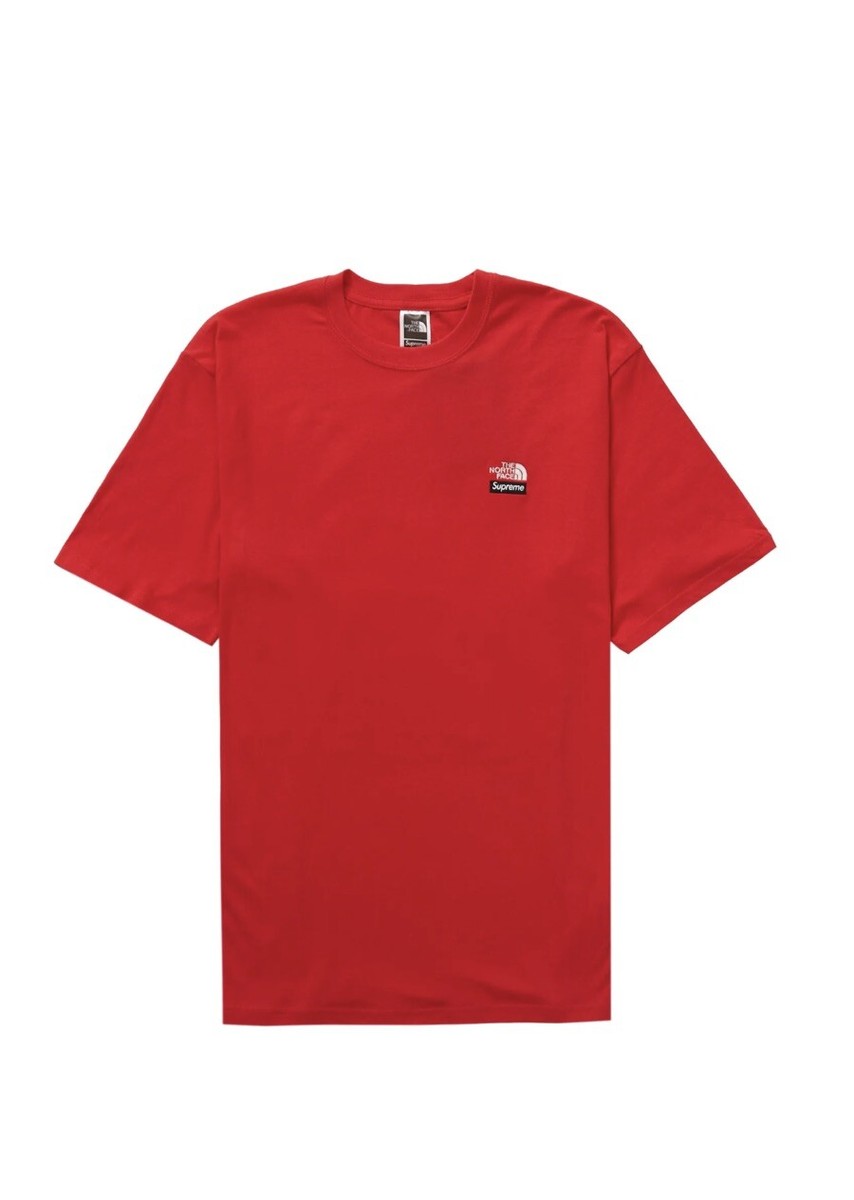 Supreme The North Face Bandana Tee Red L | eBay UK