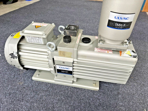 Ulvac VD151 Oil Rotary Vacuum Pump & TMX-1 Filter 17.3m3/h 550w 230/460VAC