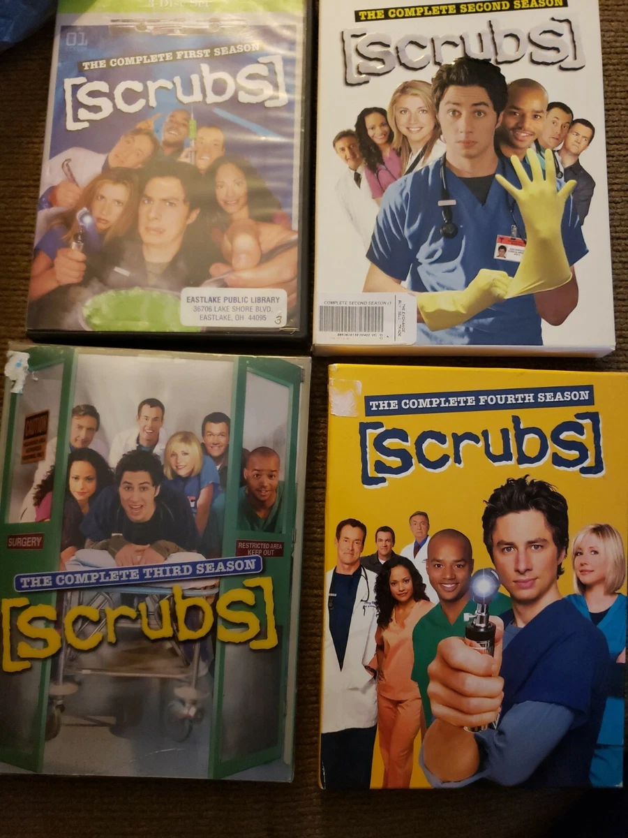 Scrubs Season 1 2 3 4 DVD LOT SET Zach Braff eBay