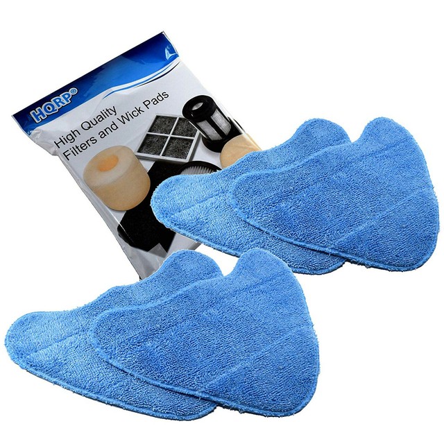 4Pack HQRP Microfiber Steam Mop Pads fits Hoover Steam Mops WH01000