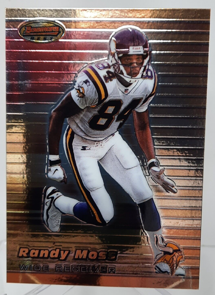 Randy Moss Football Card 1999 Bowman's Best #1 Minnesota Vikings