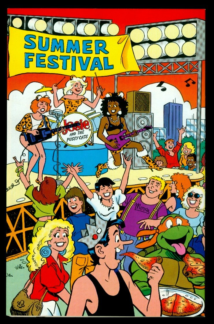 Archie Comics Teenage Mutant Ninja TURTLES Meet ARCHIE 1991 NM 9.4