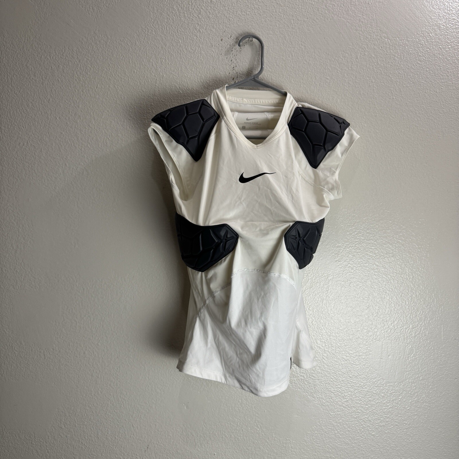 Nike Pro Men White Hyperstrong Compression Padded… - image 1