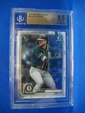 SETH BROWN 2020 Bowman Chrome #63 BGS GEM MINT 9.5 A's RC