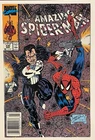 AMAZING SPIDER-MAN #330 (1990) Newsstand Punisher Appearance Larsen Cover NM