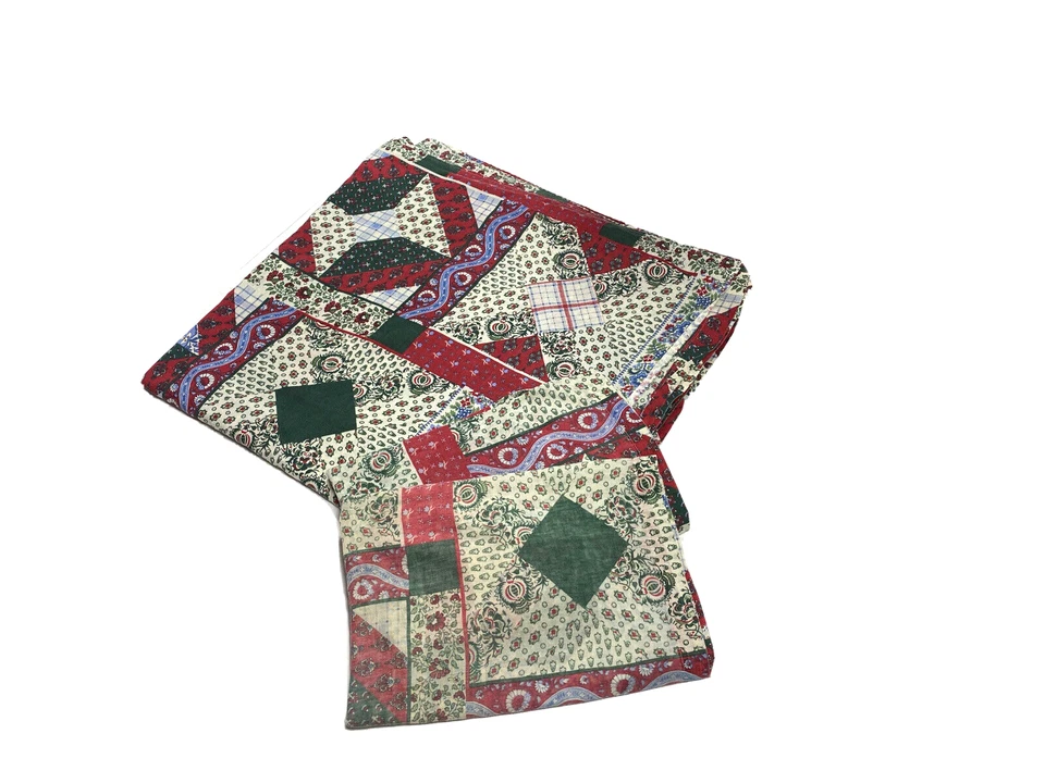 Juego de sábanas vintage con estampado de bandana ropa de cama king 3 piezas fundas de almohada bufanda plana retro Foto 3 de 4