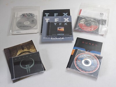 5 Spiele Bundle für den PC - ohne Boxen - PGA TFX GP Manager 2 Quake II Dune II