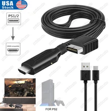 For Sony PS1 PS2 to HDMI Adapter Cable Game Console Audio Video Converter Cord