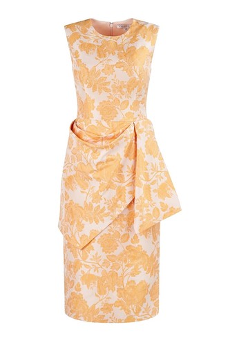 Kay Unger New York Champagne Gold Sequin V-Neck Mini Slip Dress Strappy Zip 4